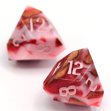 Load image into Gallery viewer, Chocolate Covered Strawberries - Daggerheart d12 Pair