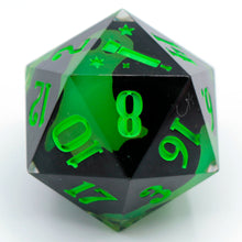 Load image into Gallery viewer, Glow Ghosts (Green) - 27mm d20 Chonk