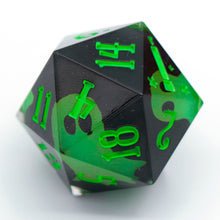 Load image into Gallery viewer, Glow Ghosts (Green) - 27mm d20 Chonk