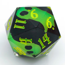 Load image into Gallery viewer, Glow Ghosts (Yellow) - 27mm d20 Chonk