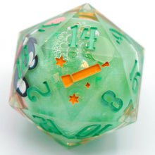 Load image into Gallery viewer, Kirby (liquid core) - 27mm Chonk d20