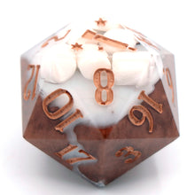 Load image into Gallery viewer, Hot Chocolate - 23mm Oversized d20