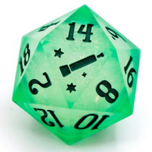 Load image into Gallery viewer, Jade Energy (liquid core) - 23mm Oversized d20
