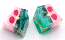 Load image into Gallery viewer, Kirby (mouthful of caribbean night) - Chiral d6 Pair