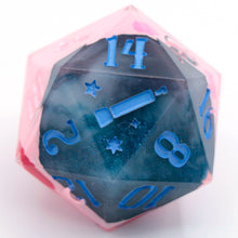 Load image into Gallery viewer, Kirby (mouthful of dreamscape) - 27mm Chonk d20