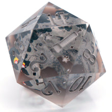 Load image into Gallery viewer, Poochyena, but having a lie down - 23mm Oversized d20