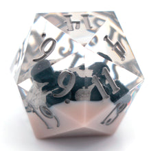 Load image into Gallery viewer, Poochyena, but having a lie down - 23mm Oversized d20