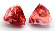 Load image into Gallery viewer, Raspberry Charlotte - Daggerheart d12 Pair