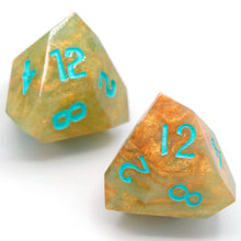 Load image into Gallery viewer, River Agate - Daggerheart d12 Pair