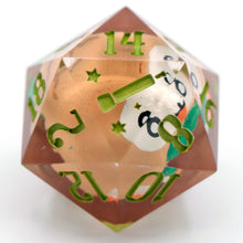 Load image into Gallery viewer, Rowlet - 23mm Oversized d20