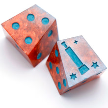 Load image into Gallery viewer, Verdigris - Chiral d6 Pair