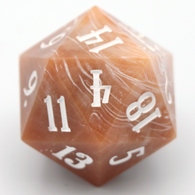 Load image into Gallery viewer, Caramel Latte - 27mm d20 Chonk