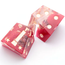 Load image into Gallery viewer, Raspberry Flowers - Chiral d6 Pair