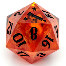 Load image into Gallery viewer, Aflame  - 23mm Oversized d20
