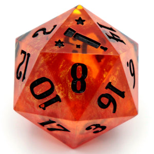 Aflame  - 23mm Oversized d20