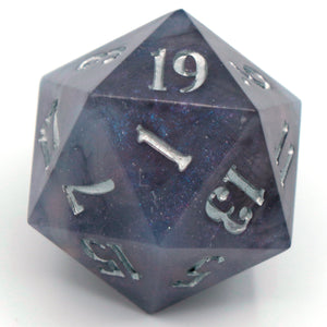 Amethyst Moon  - 23mm Oversized d20