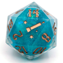 Load image into Gallery viewer, At Sea (liquid core) - 27mm Chonk d20
