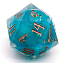 Load image into Gallery viewer, At Sea (liquid core) - 27mm Chonk d20
