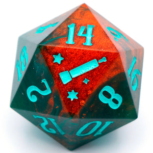 Copper Age - 23mm Oversized d20
