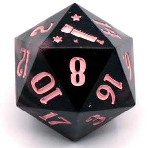 Dark Chocolate Covered Strawberry For Your Goth Girlfriend - d20 Single