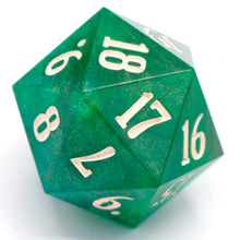 Load image into Gallery viewer, Emerald  - Spindown d20
