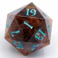 Load image into Gallery viewer, Frozen Gold - d20 Single
