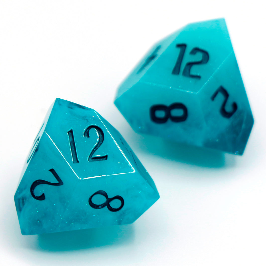 Glacial Tunnel - Daggerheart d12 Pair