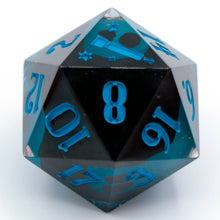 Load image into Gallery viewer, Glow Ghosts (Blue) - 27mm d20 Chonk
