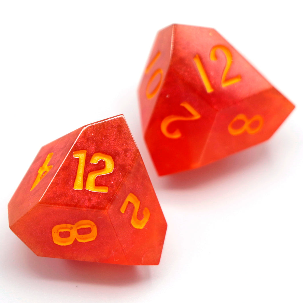 Heat - Daggerheart d12 Pair
