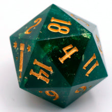 Load image into Gallery viewer, Jade &amp; Gold - d20 Single
