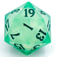 Load image into Gallery viewer, Jade Energy (liquid core) - 23mm Oversized d20
