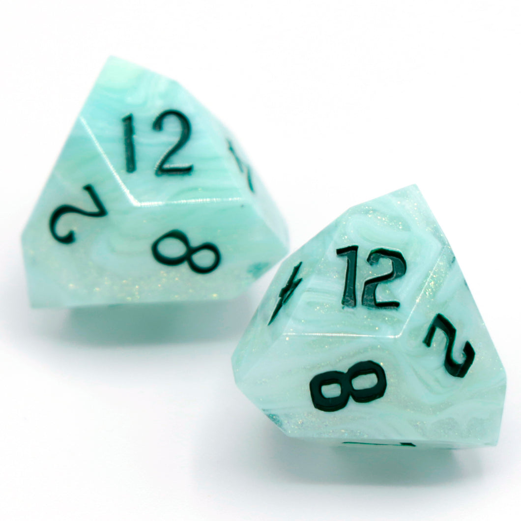Jade Mystic - Daggerheart d12 Pair