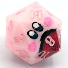Load image into Gallery viewer, Kirby (inhaling) - 23mm Oversized d20
