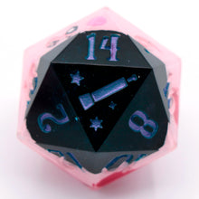 Load image into Gallery viewer, Kirby (mouthful of deep waters) - 27mm Chonk d20
