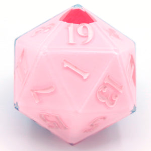 Kirby (mouthful of sky) - 23mm Oversized d20