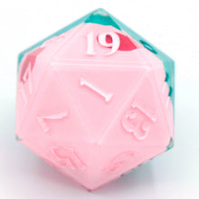 Load image into Gallery viewer, Kirby (mouthful of oasis) - 23mm Oversized d20
