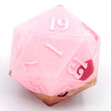 Load image into Gallery viewer, Kirby (mouthful of sunspot) - 23mm Oversized d20
