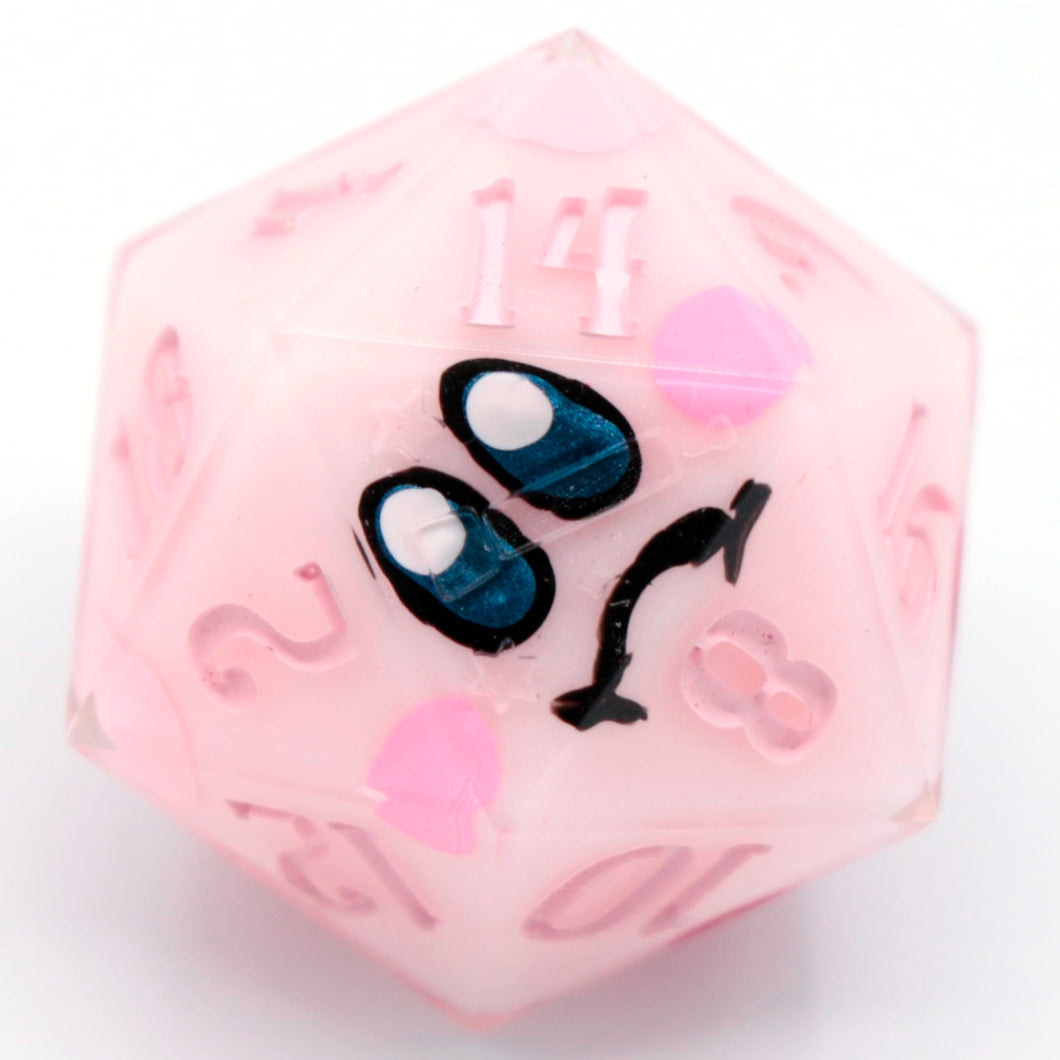 Kirby (swallowing) - 23mm Oversized d20