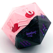Load image into Gallery viewer, Kirby (mouthful of magic) - 27mm Chonk d20
