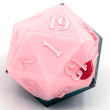 Load image into Gallery viewer, Kirby (mouthful of magic) - 27mm Chonk d20
