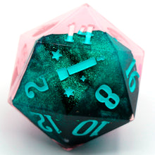 Load image into Gallery viewer, Kirby (mouthful of ocean trench) - 27mm Chonk d20
