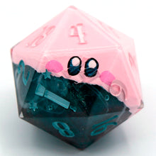 Load image into Gallery viewer, Kirby (mouthful of stormy seas) - 23mm Oversized d20
