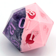 Load image into Gallery viewer, Kirby (mouthful of twilight) - 23mm Oversized d20
