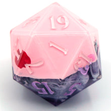 Load image into Gallery viewer, Kirby (mouthful of twilight) - 23mm Oversized d20
