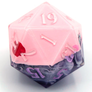 Kirby (mouthful of twilight) - 23mm Oversized d20
