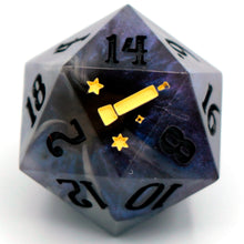 Load image into Gallery viewer, Moonlight  - 23mm Oversized d20
