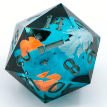 Load image into Gallery viewer, Mudkip  - 23mm Oversized d20
