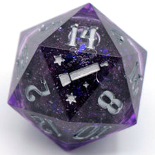 Load image into Gallery viewer, Night (liquid core) - 27mm Chonk d20

