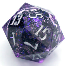 Load image into Gallery viewer, Night (liquid core) - 27mm Chonk d20
