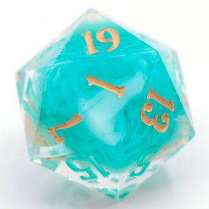 Otters with Shells - 27mm d20 Chonk